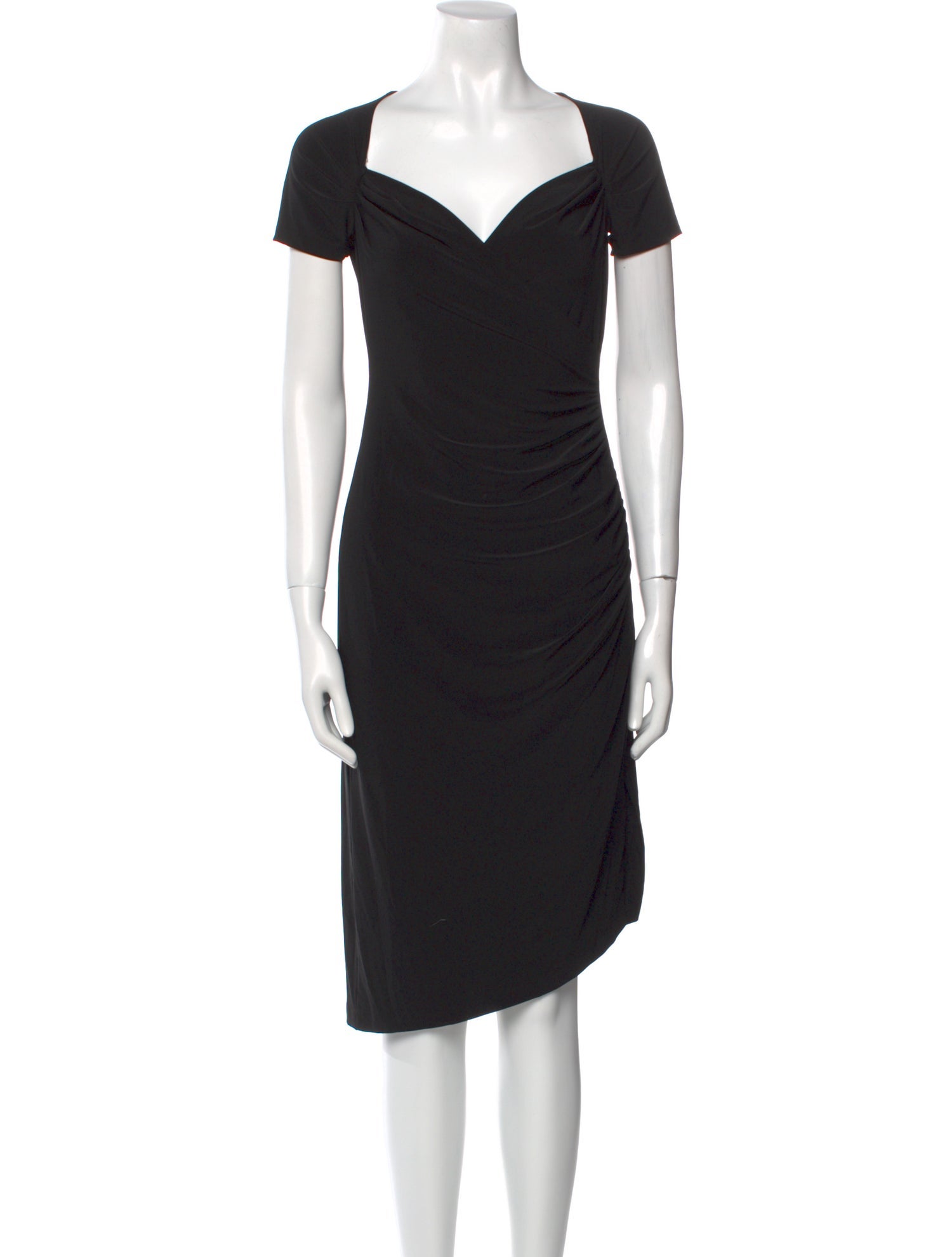 Norma Kamali V-Neck Mini Dress