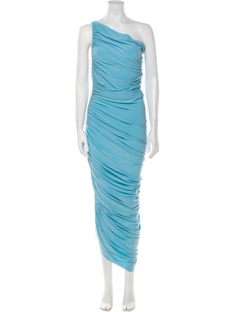 Norma Kamali One-Shoulder Long Dress
