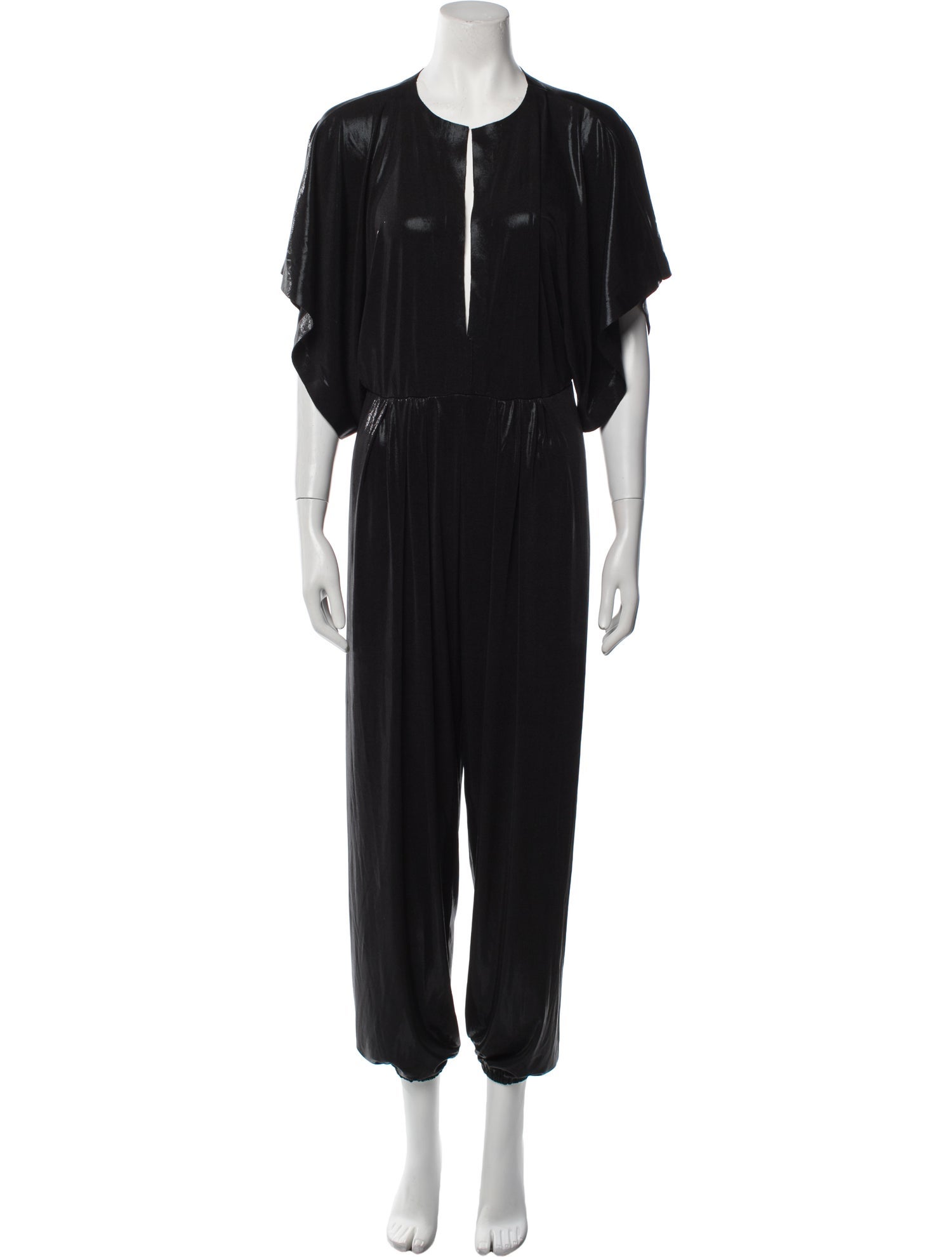 Norma Kamali Crew Neck Jumpsuit