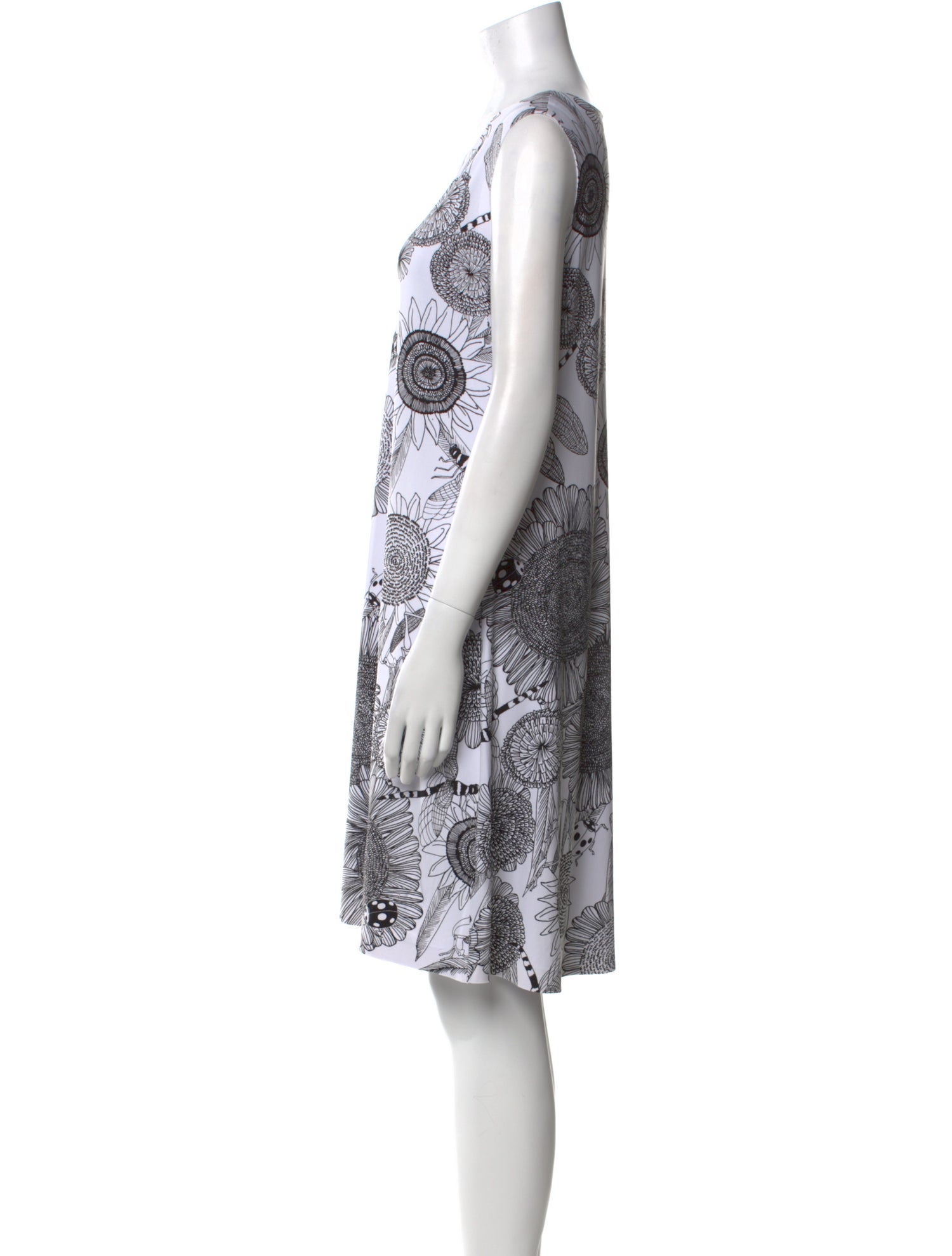 Norma Kamali Printed Mini Dress