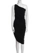Norma Kamali One-Shoulder Midi Length Dress