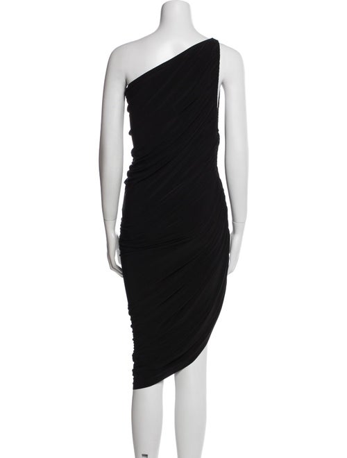 Norma Kamali One-Shoulder Midi Length Dress