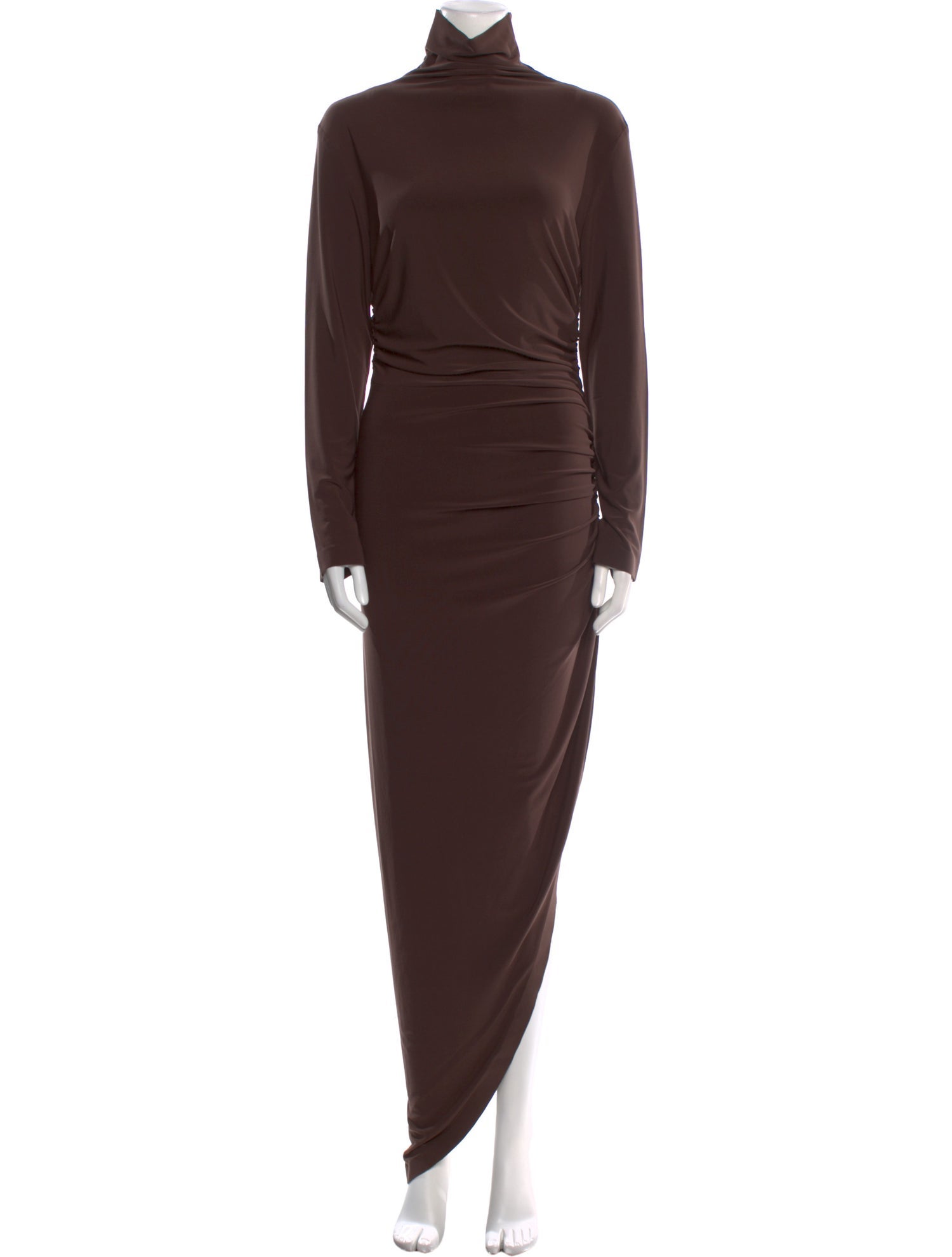 Norma Kamali Cowl Neck Long Dress