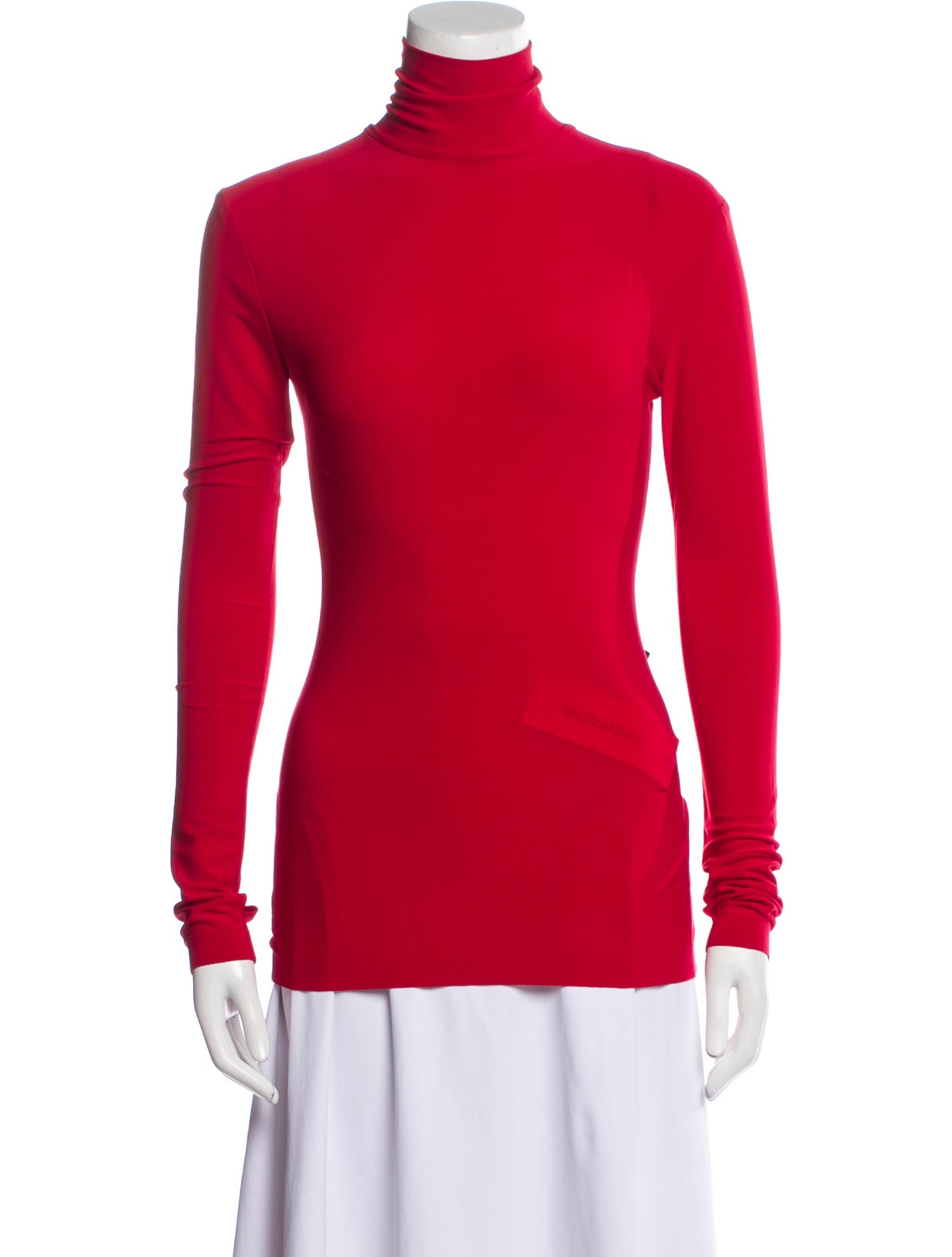 Norma Kamali Turtleneck Long Sleeve Top