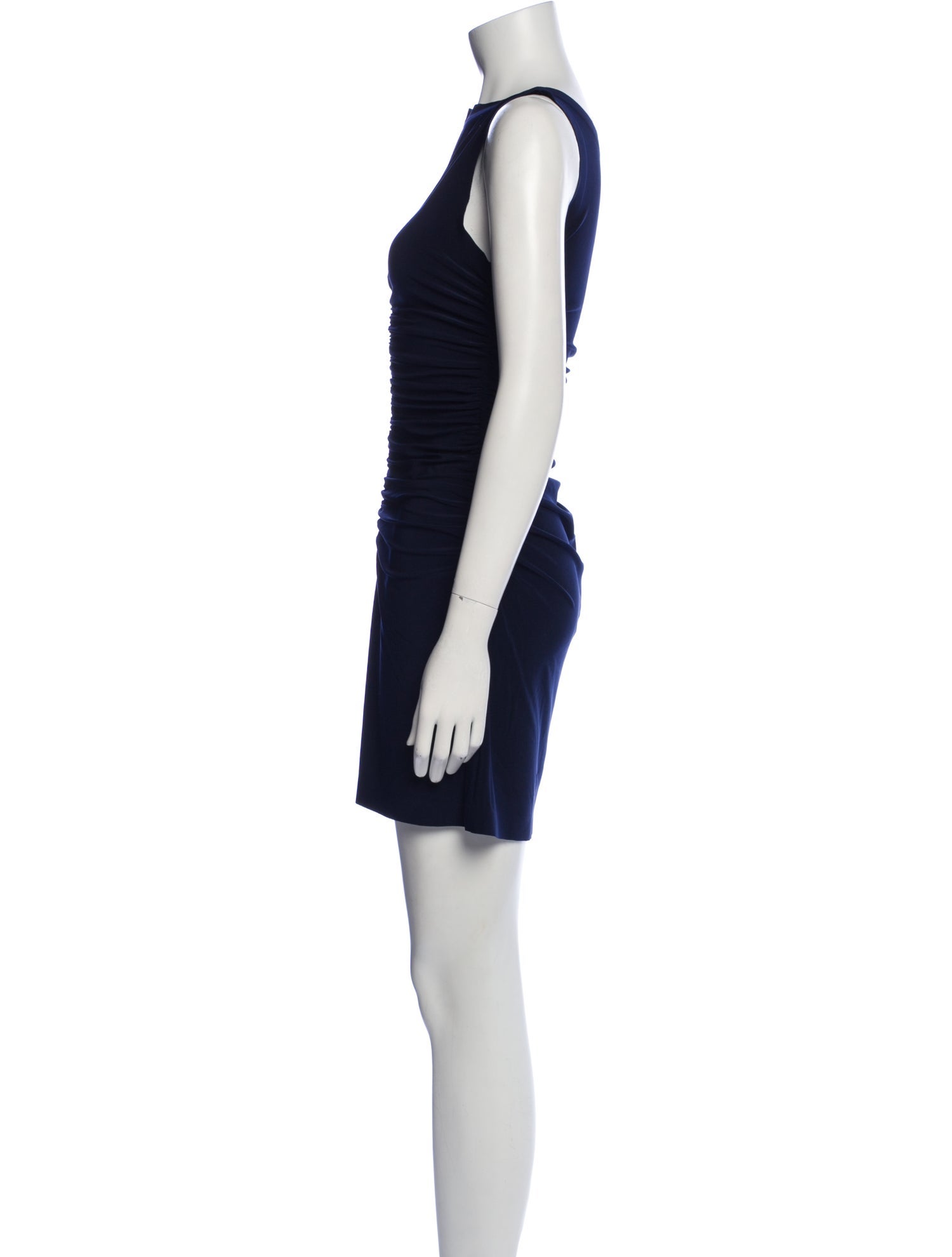 Norma Kamali Bateau Neckline Mini Dress w/ Tags