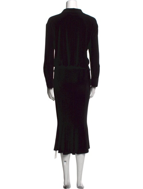 Norma Kamali Printed Midi Length Dress