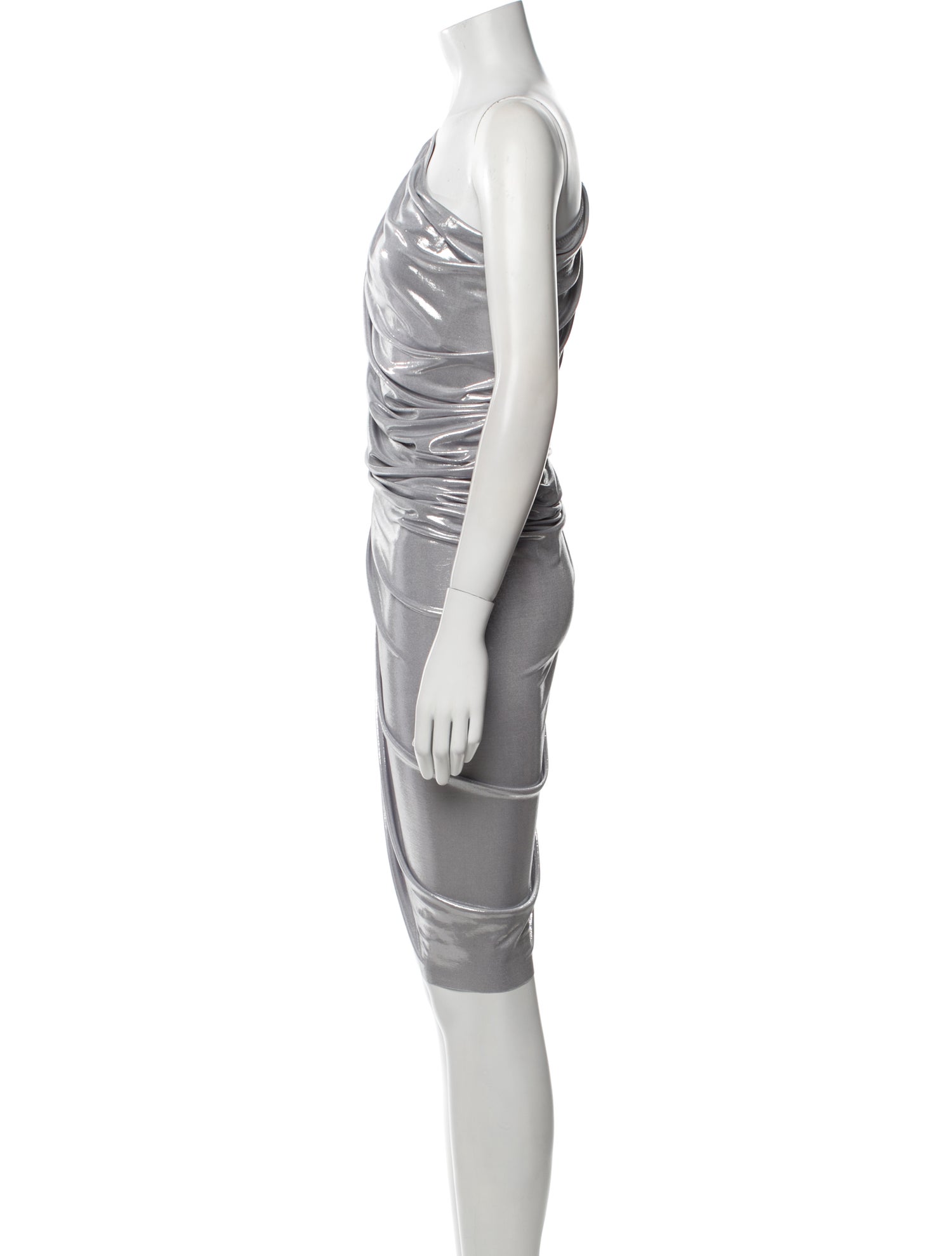 Norma Kamali One-Shoulder Mini Dress w/ Tags