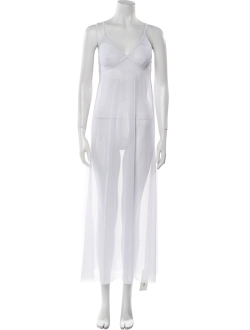 Norma Kamali V-Neck Long Dress