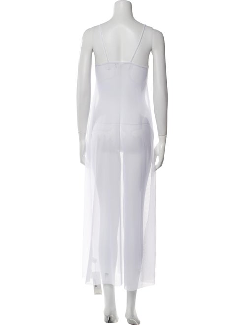 Norma Kamali V-Neck Long Dress