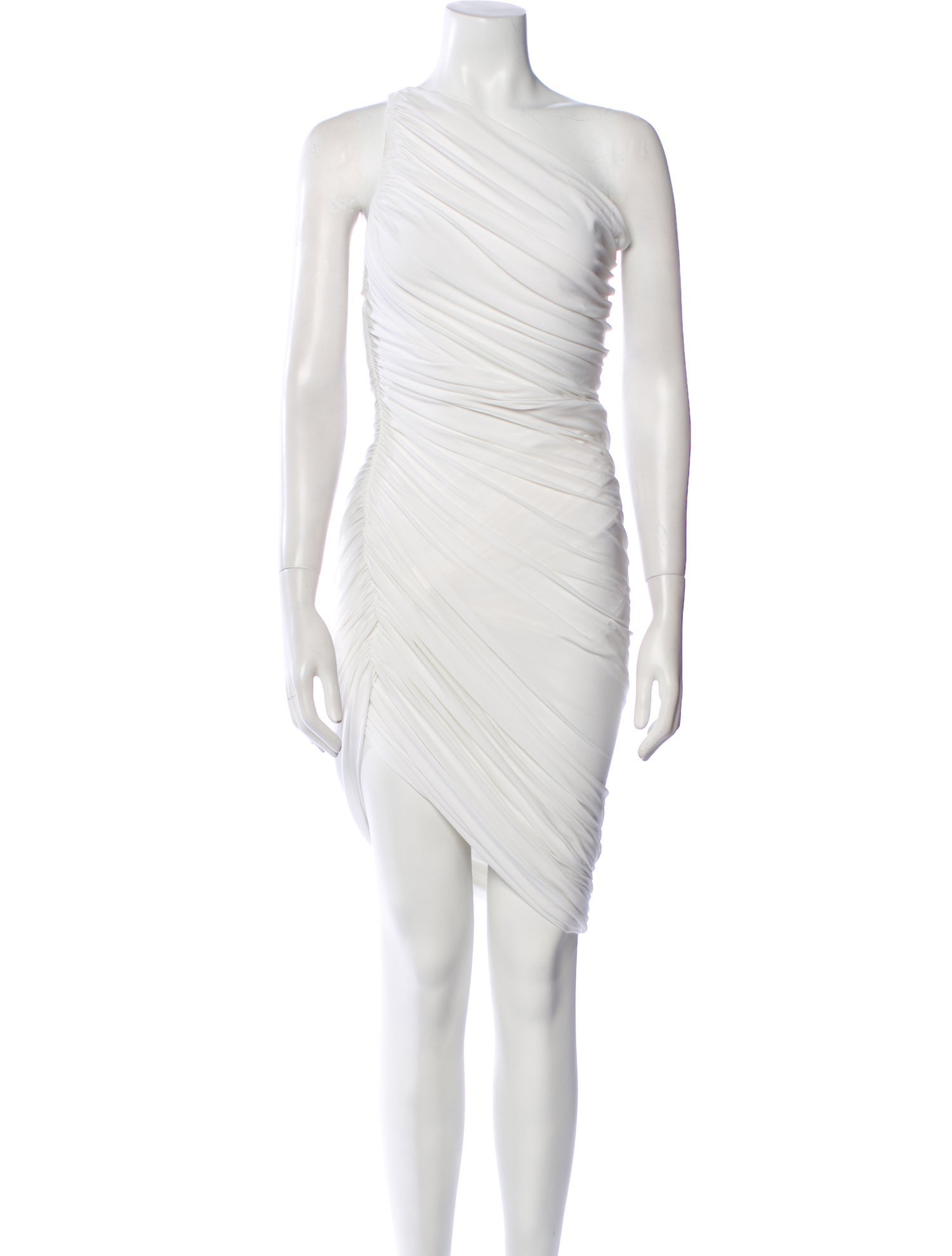 Norma Kamali One-Shoulder Midi Length Dress