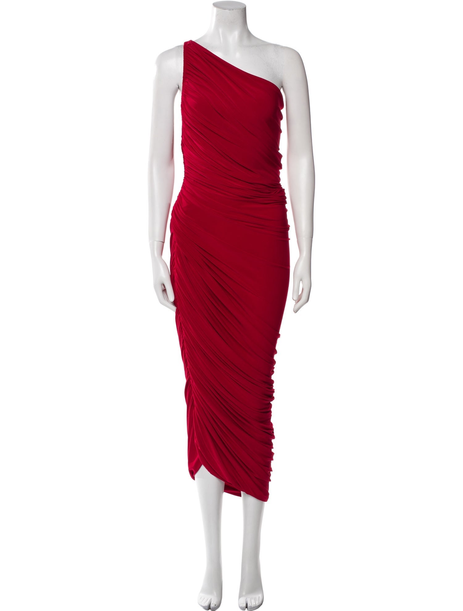 Norma Kamali One-Shoulder Long Dress
