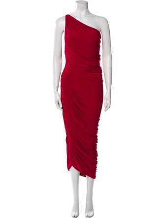 Norma Kamali One-Shoulder Long Dress