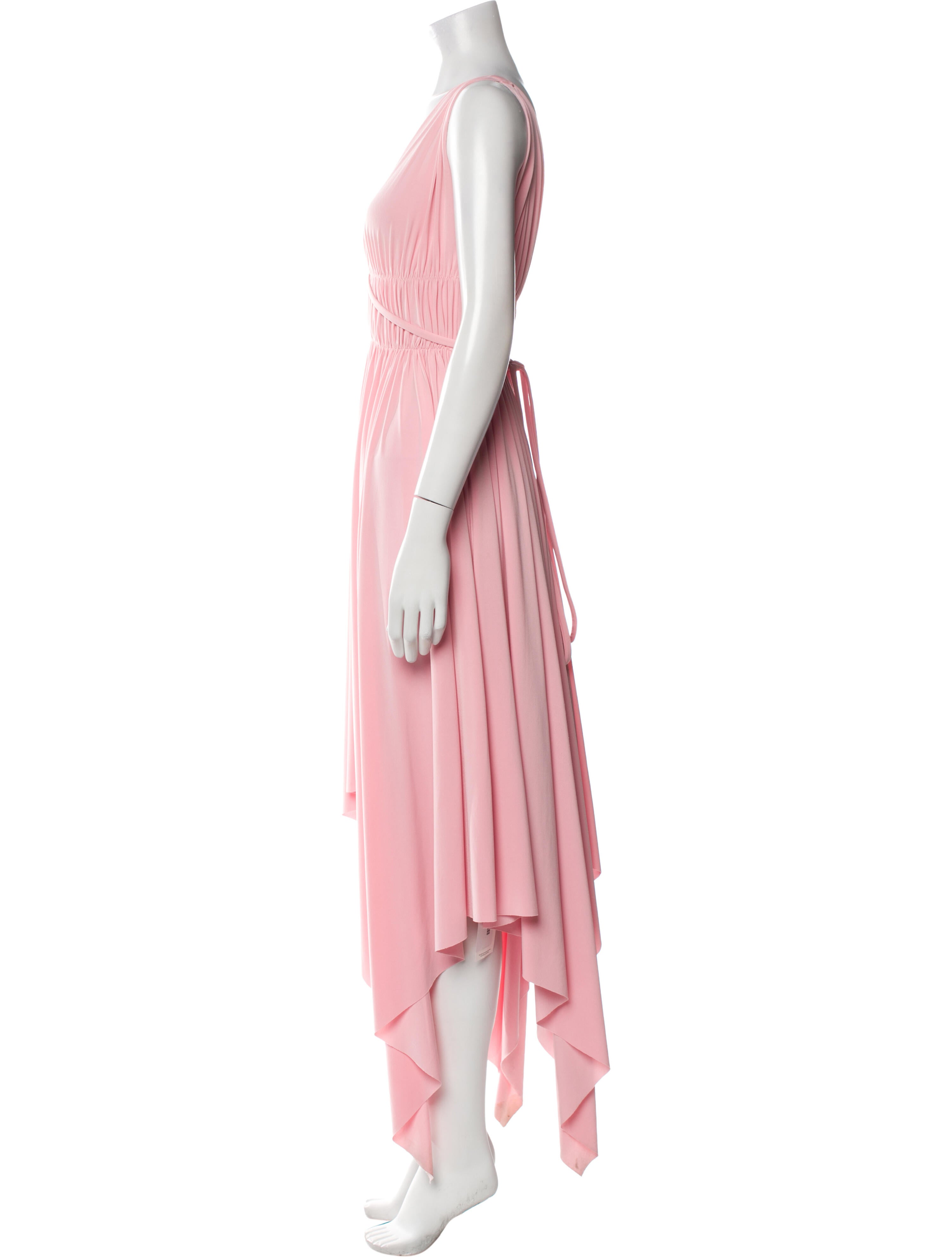Norma Kamali V-Neck Long Dress