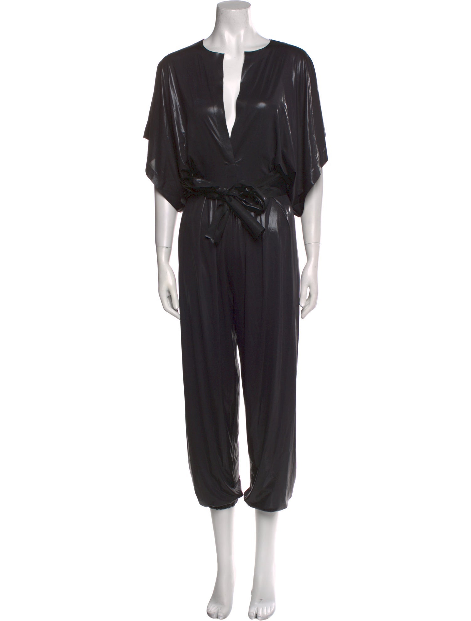 Norma Kamali V-Neck Jumpsuit