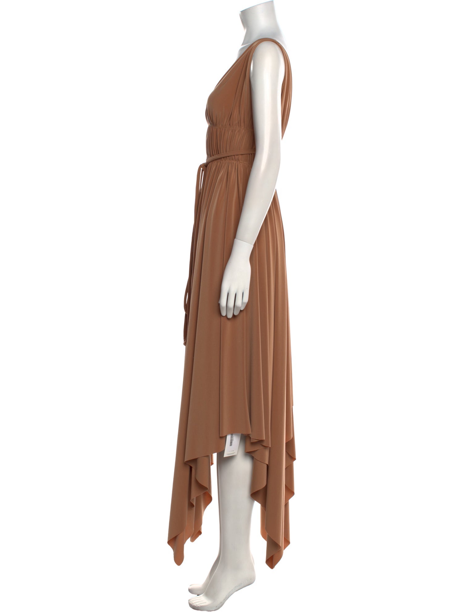 Norma Kamali V-Neck Long Dress