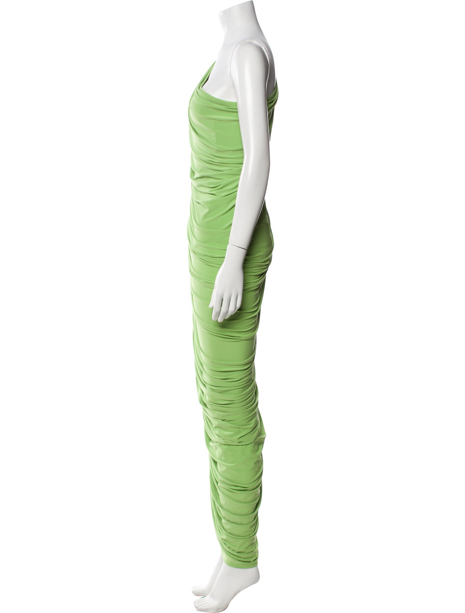 Norma Kamali One-Shoulder Long Dress