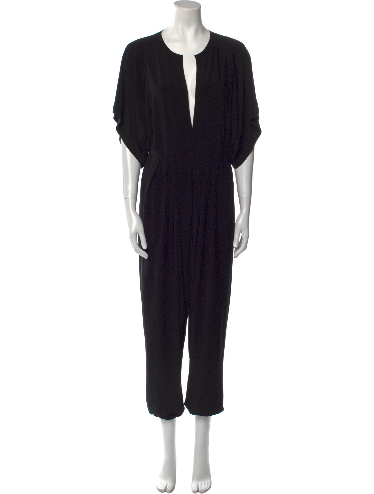 Norma Kamali V-Neck Jumpsuit