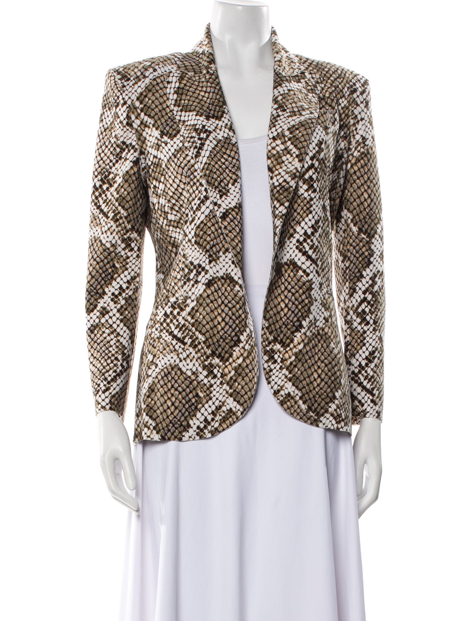 Norma Kamali Printed Blazer