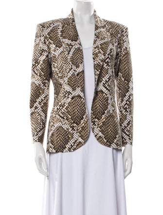 Norma Kamali Printed Blazer