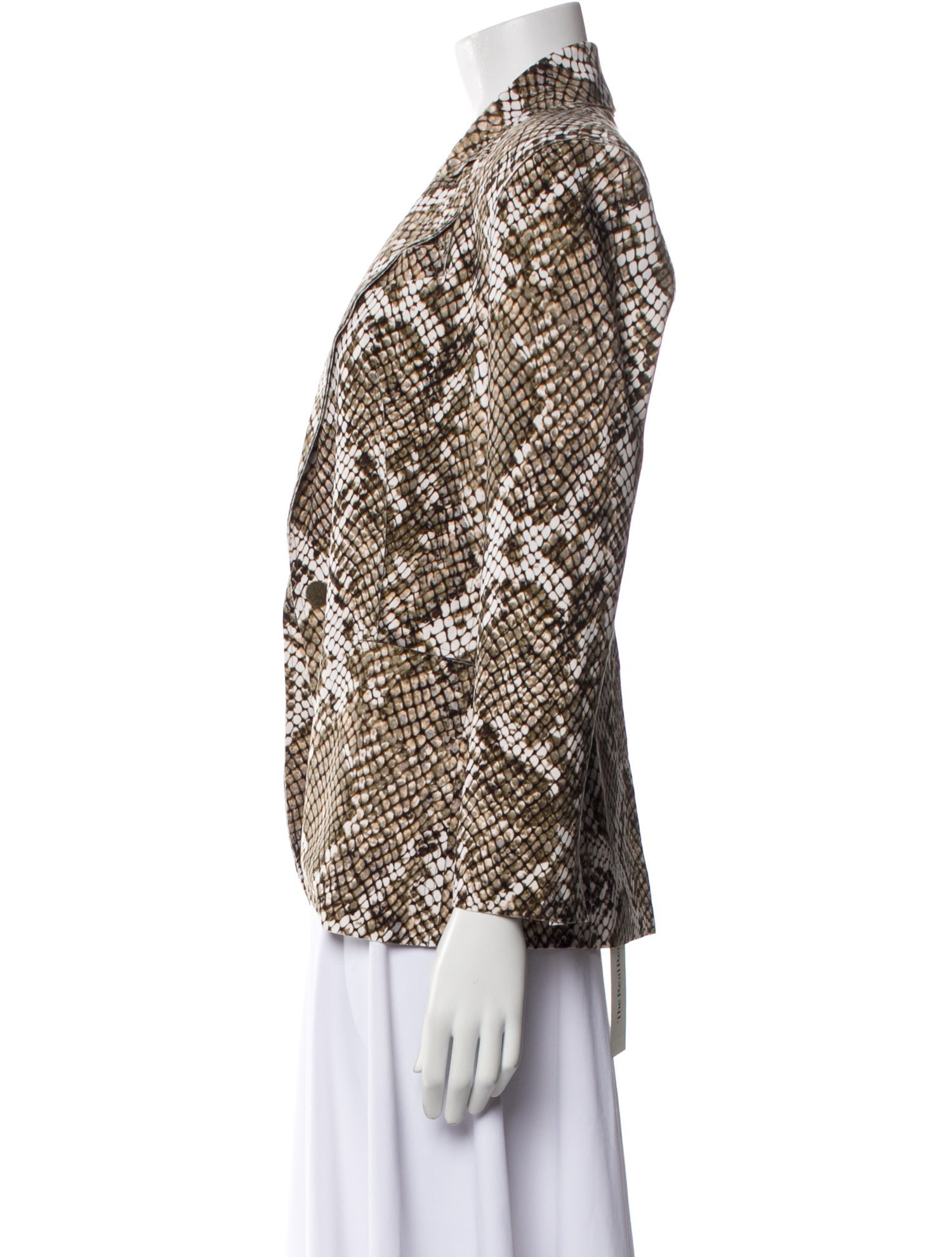 Norma Kamali Printed Blazer