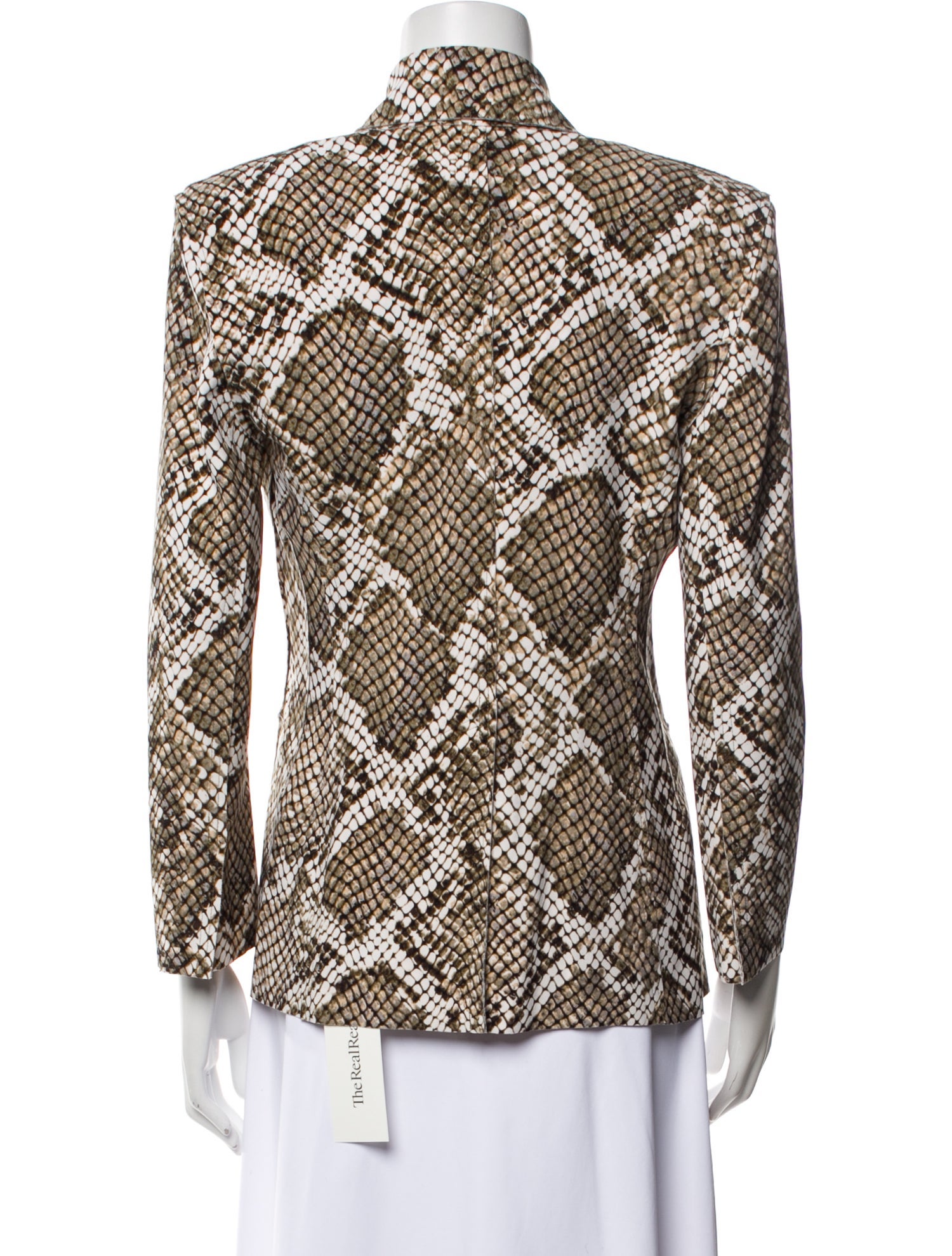 Norma Kamali Printed Blazer