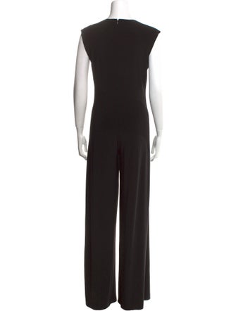 Norma Kamali Crew Neck Jumpsuit
