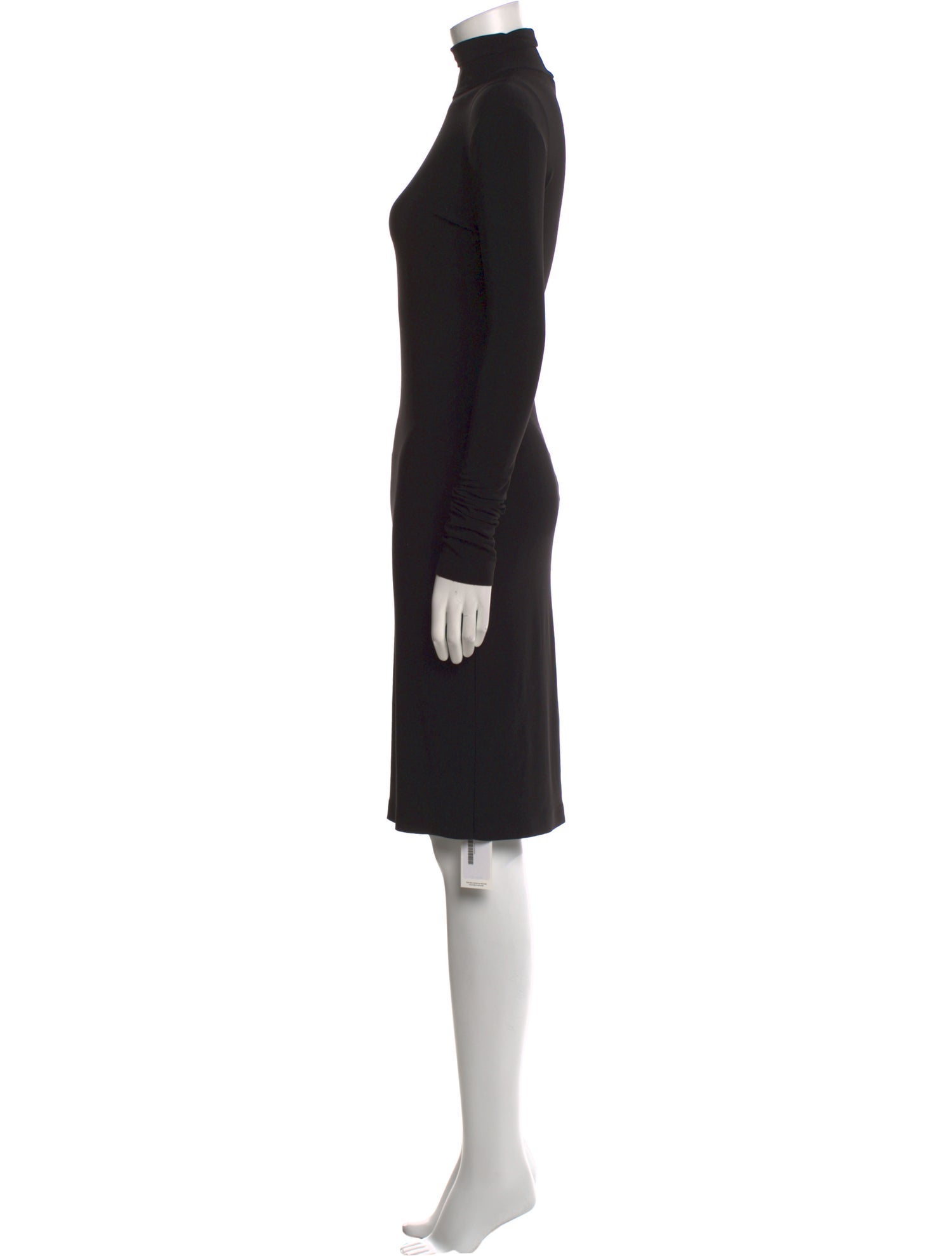 Norma Kamali Turtleneck Knee-Length Dress
