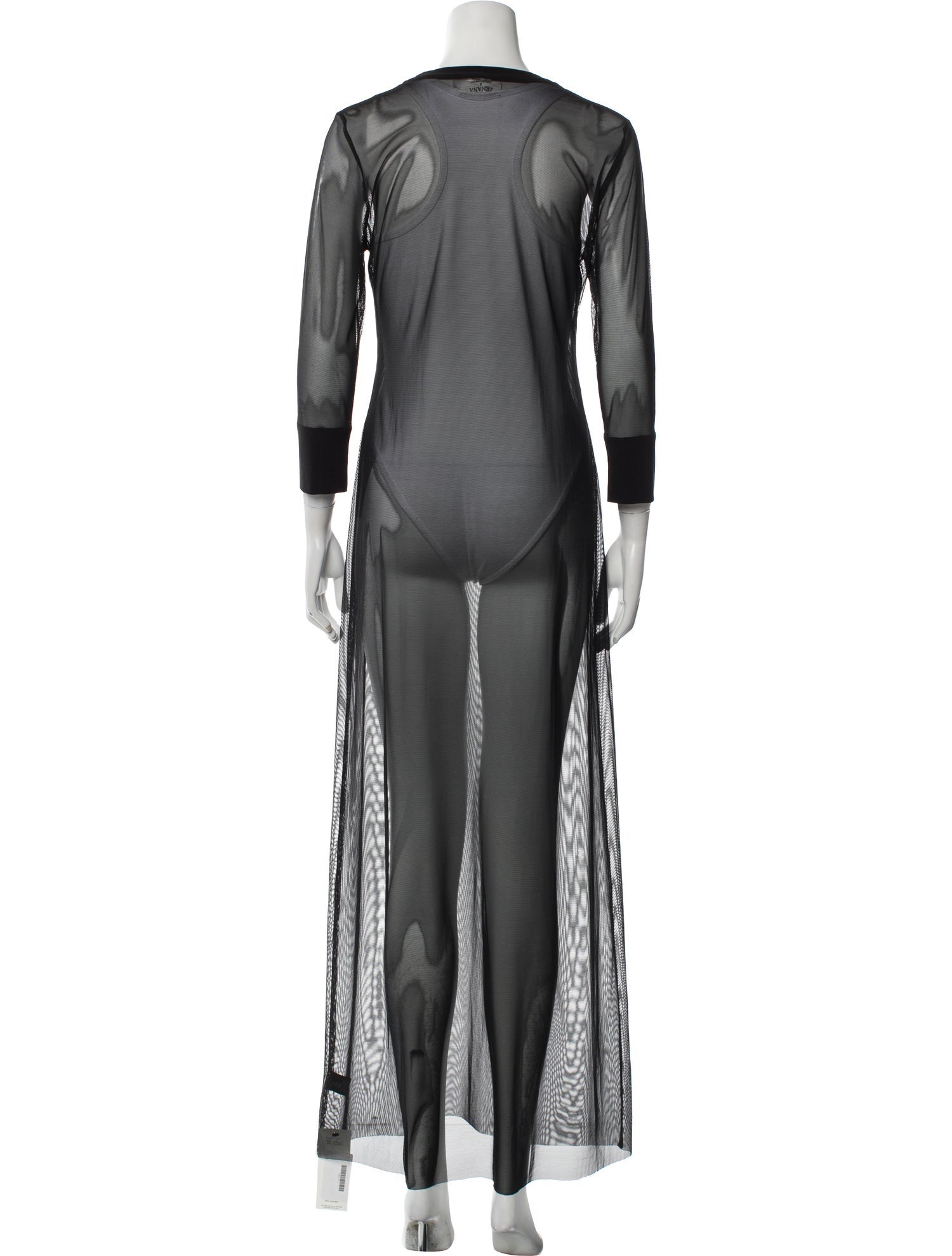 Norma Kamali Crew Neck Long Dress