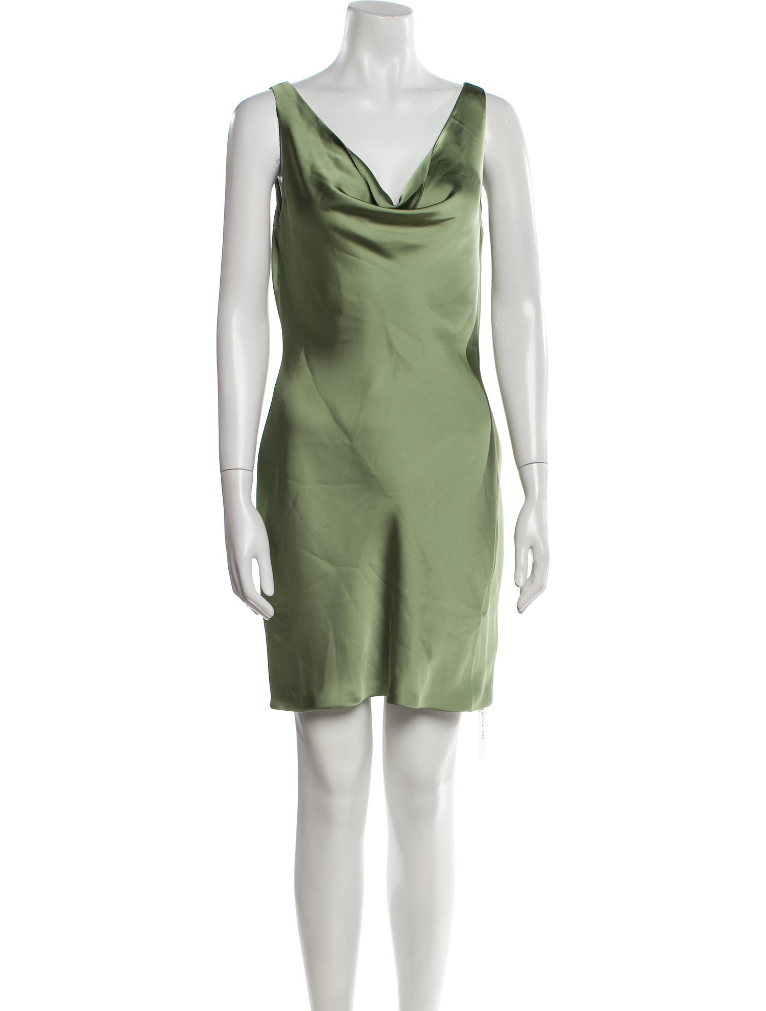 Norma Kamali Cowl Neck Mini Dress