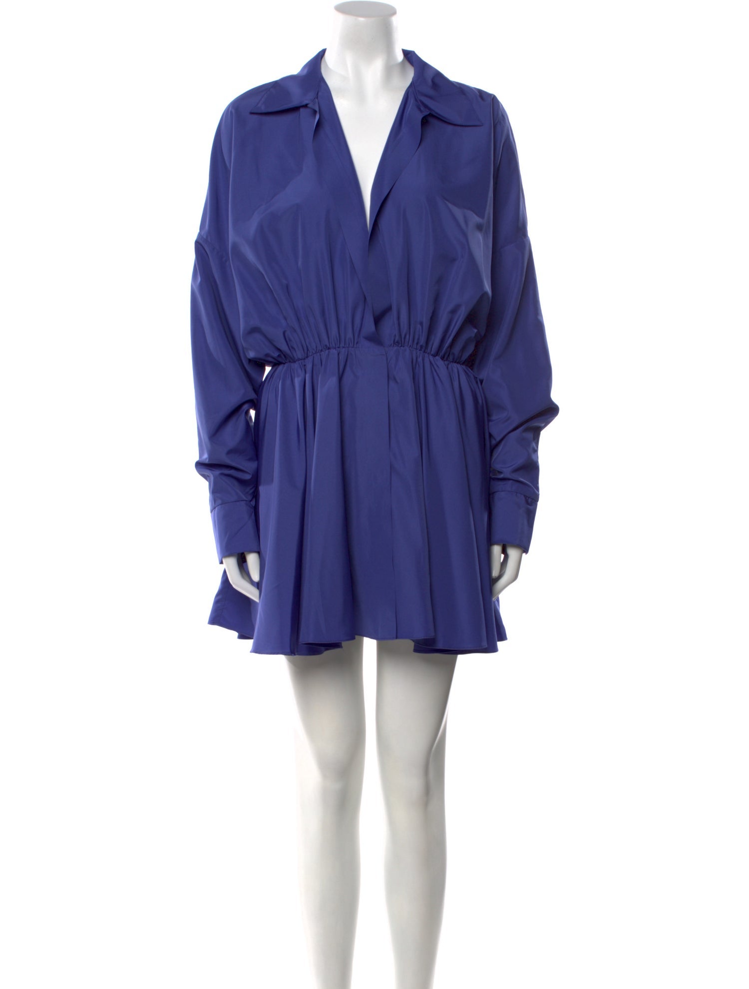 Norma Kamali V-Neck Mini Dress