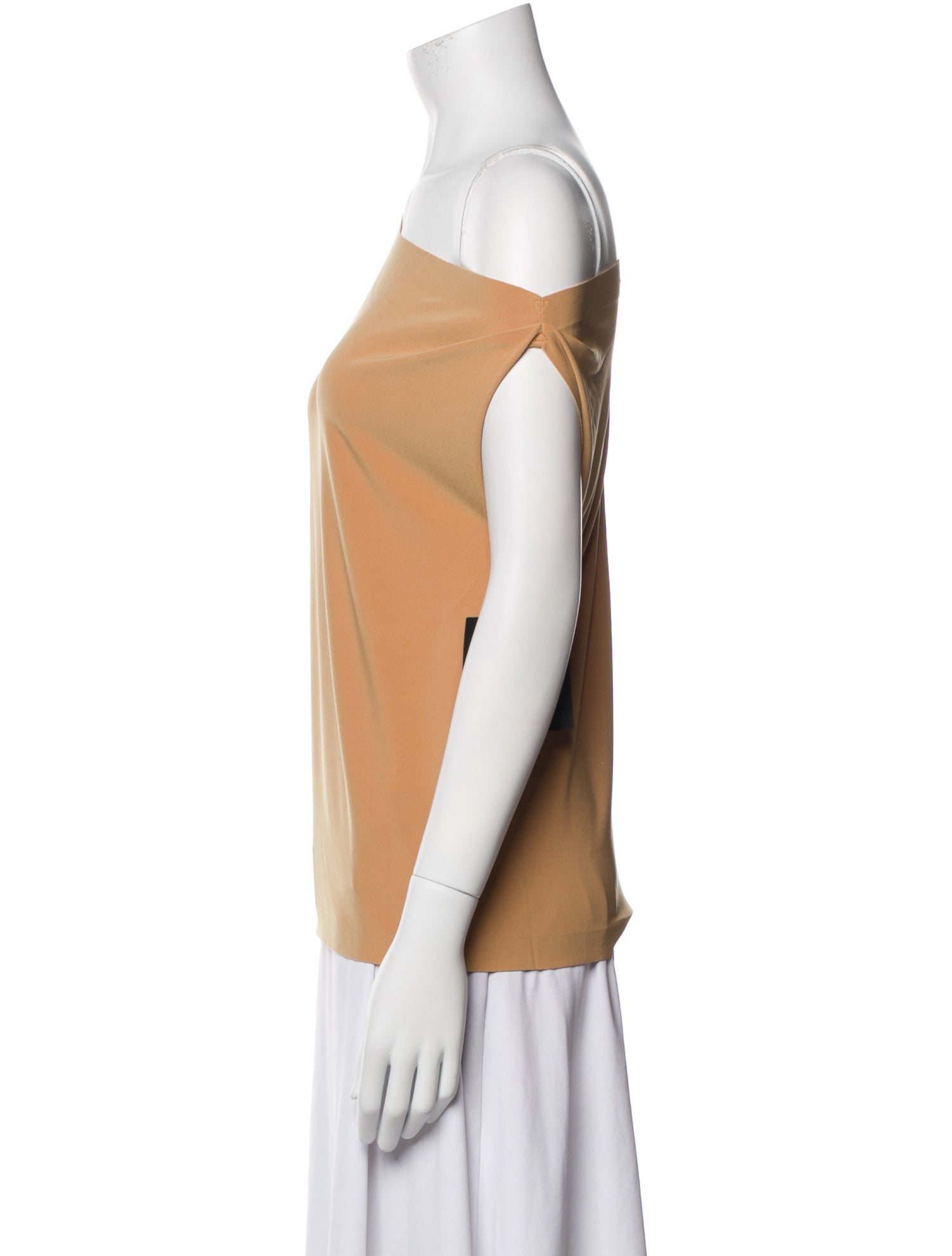 Norma Kamali Asymmetrical Short Sleeve Top w/ Tags