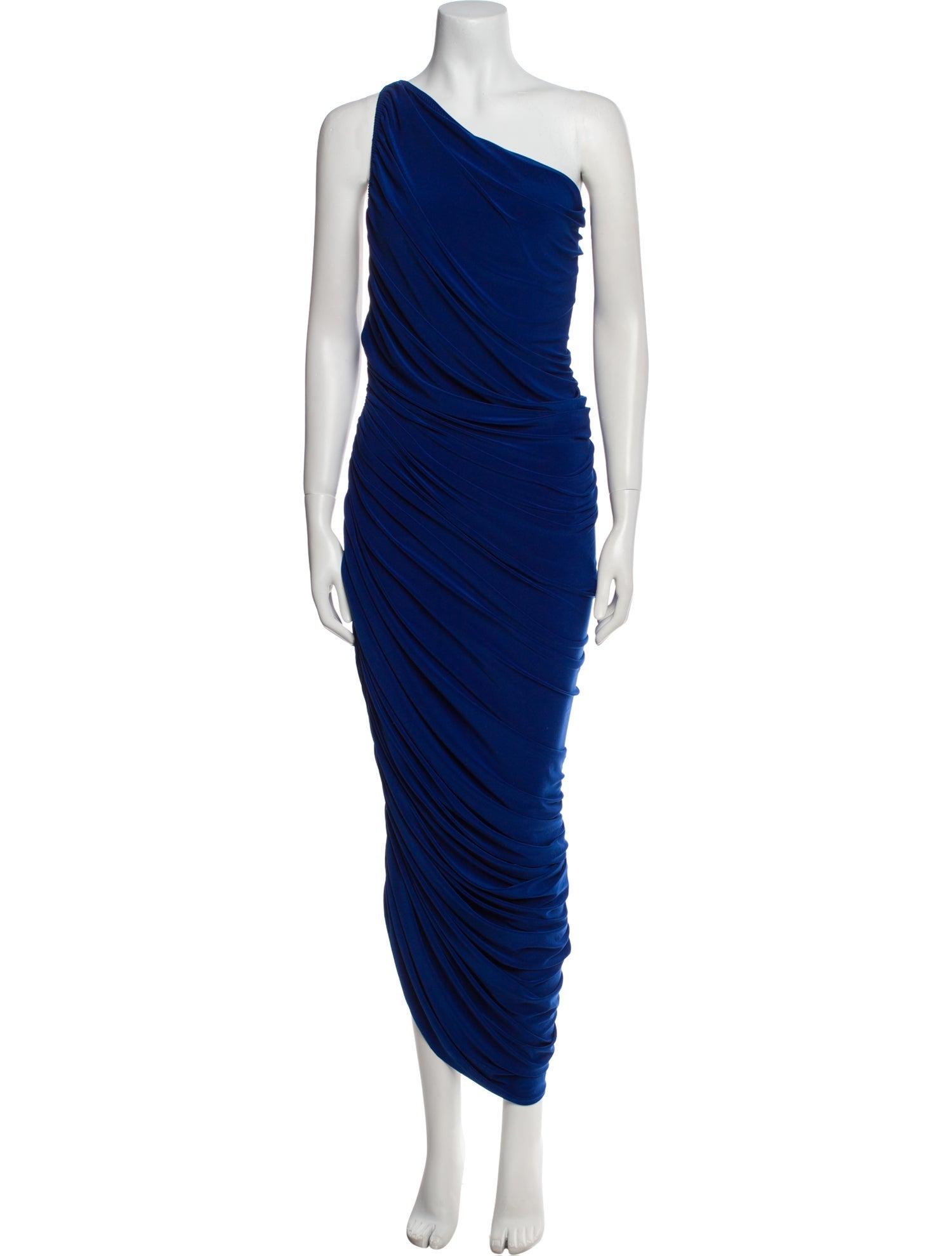 Norma Kamali One-Shoulder Long Dress