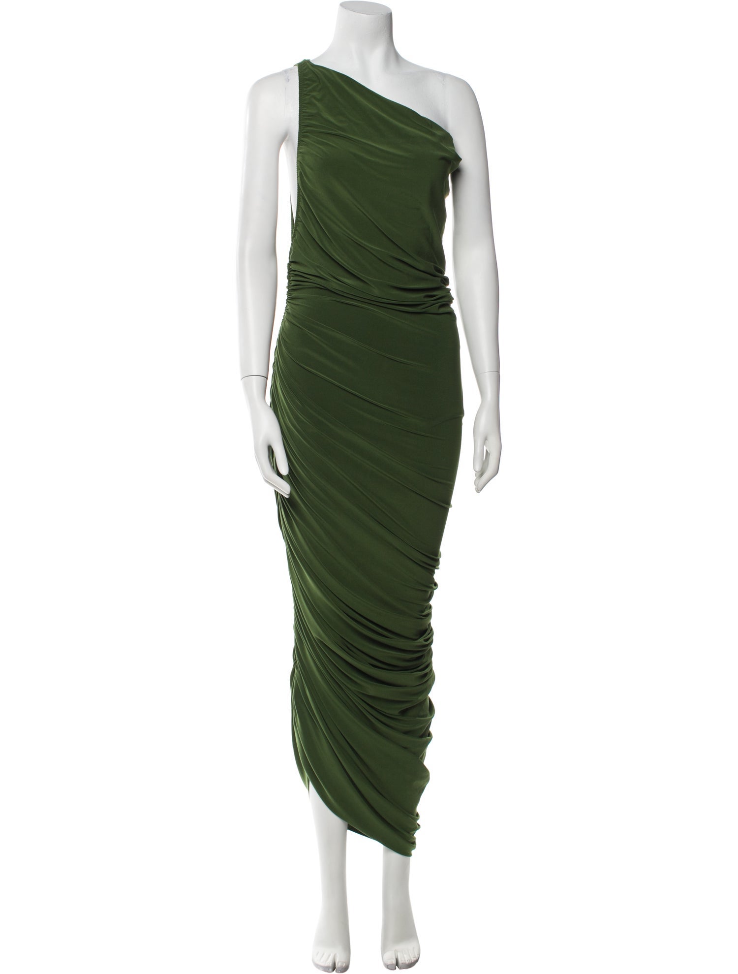 Norma Kamali One-Shoulder Long Dress