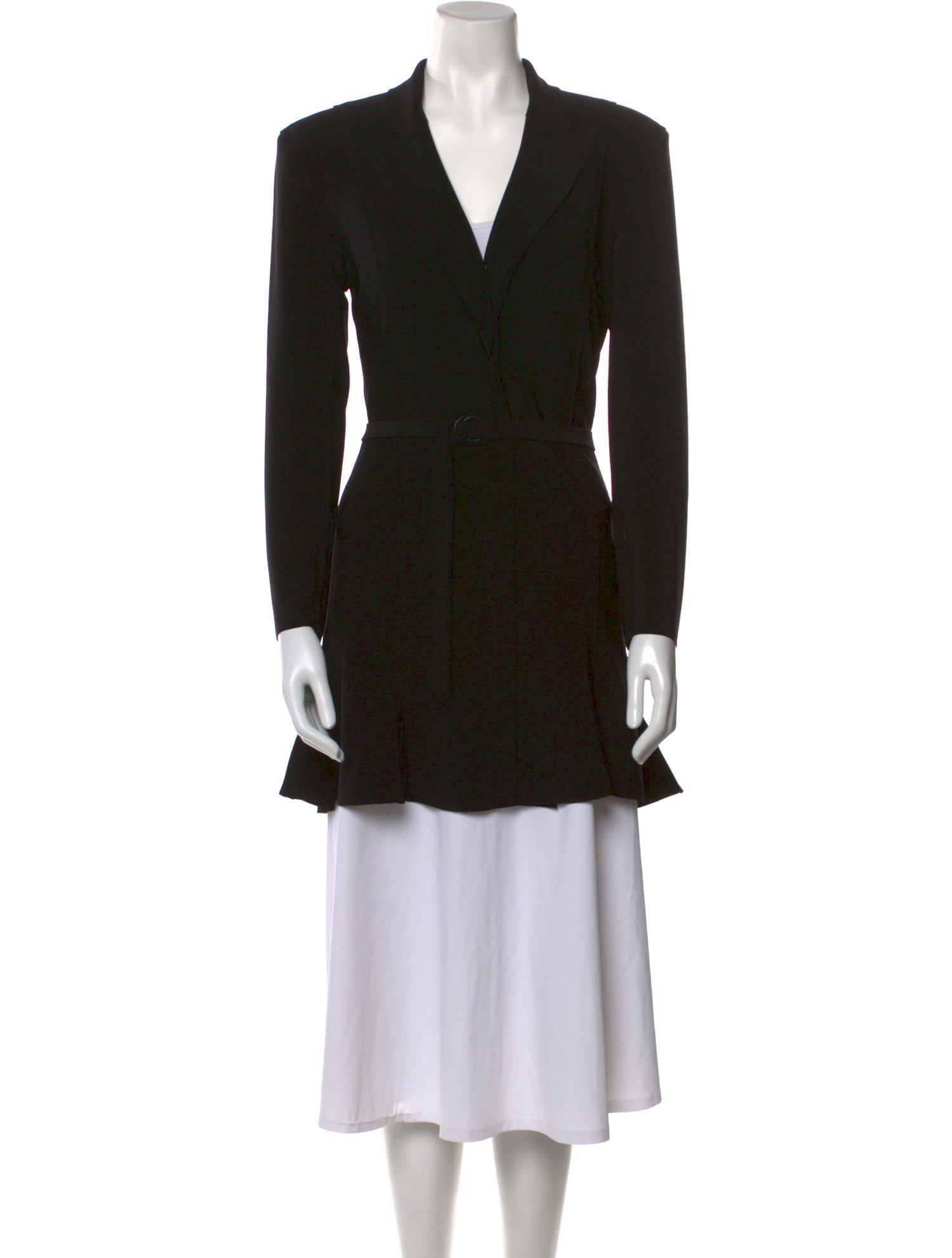 Norma Kamali V-Neck Mini Dress