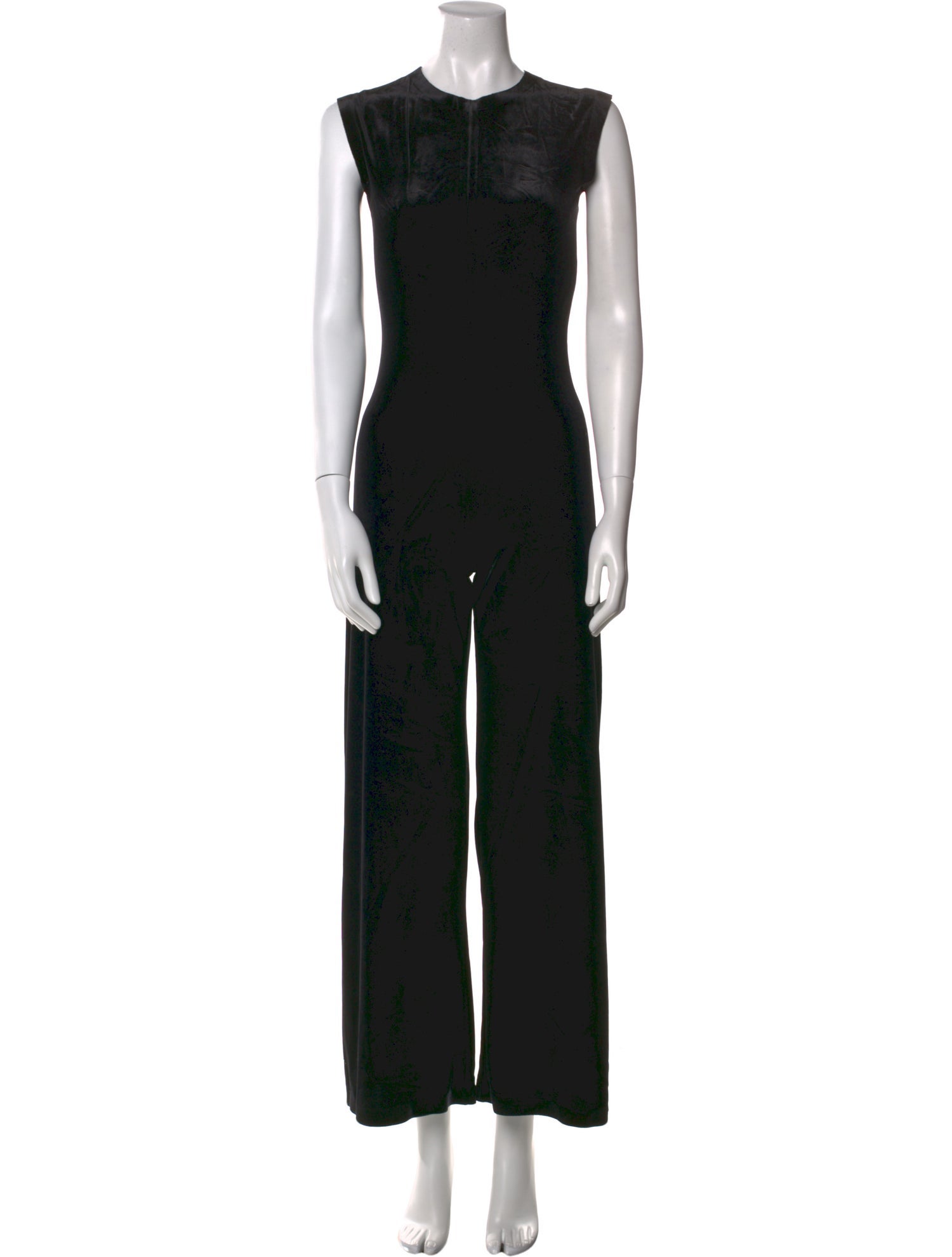 Norma Kamali Crew Neck Jumpsuit