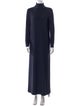 Norma Kamali Turtleneck Long Dress