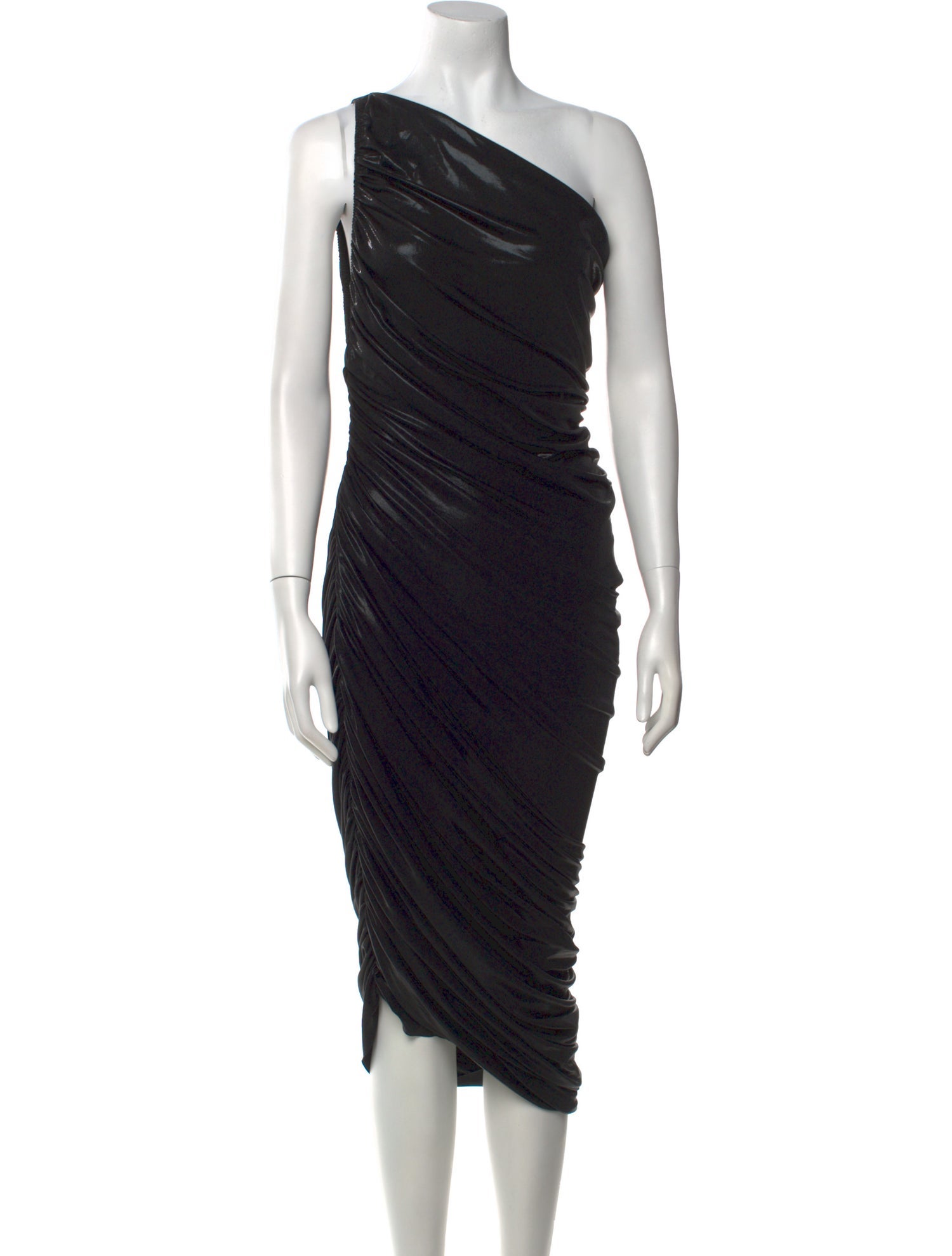 Norma Kamali One-Shoulder Long Dress