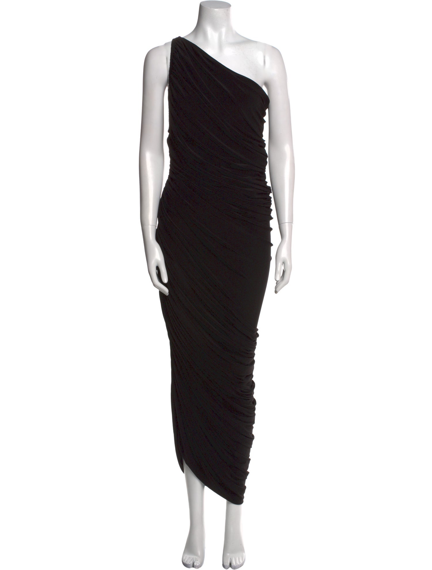 Norma Kamali One-Shoulder Long Dress