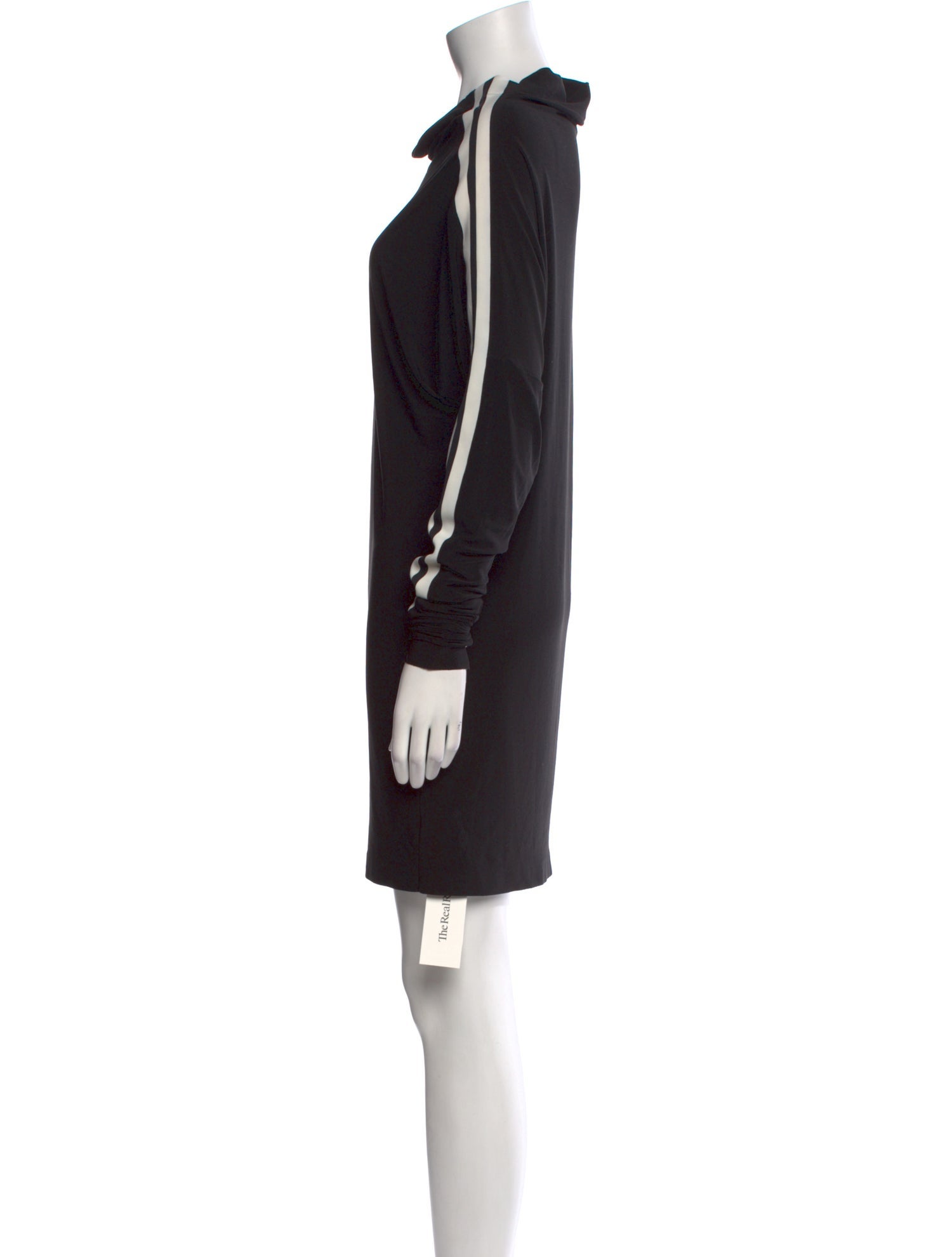 Norma Kamali Cowl Neck Mini Dress