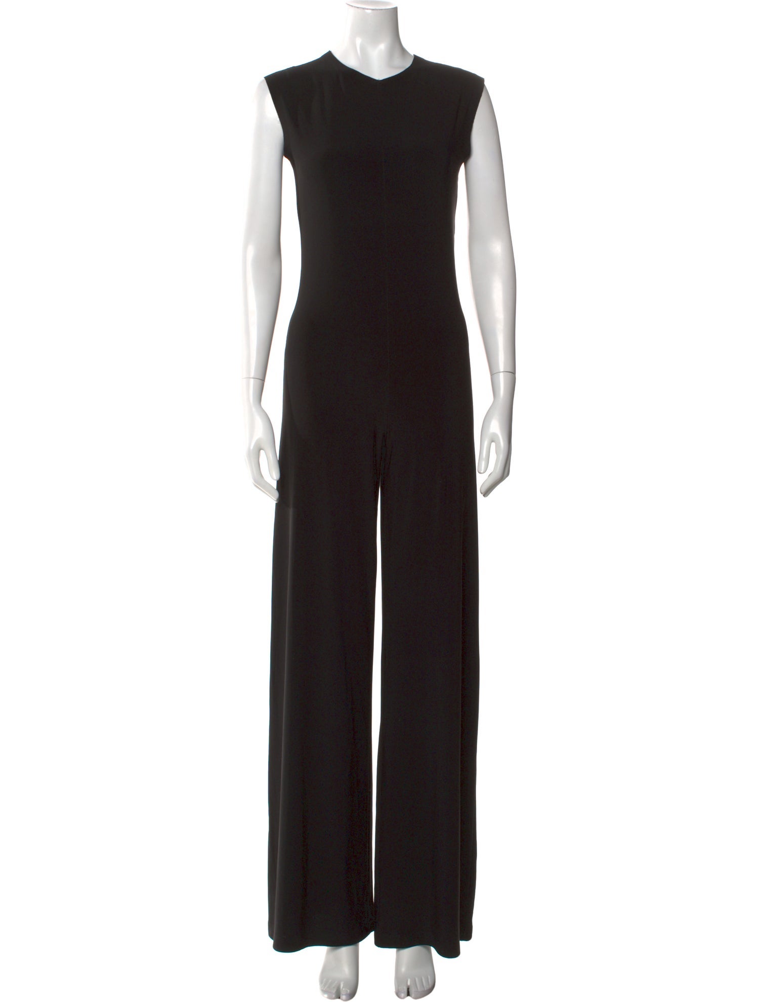 Norma Kamali Crew Neck Jumpsuit