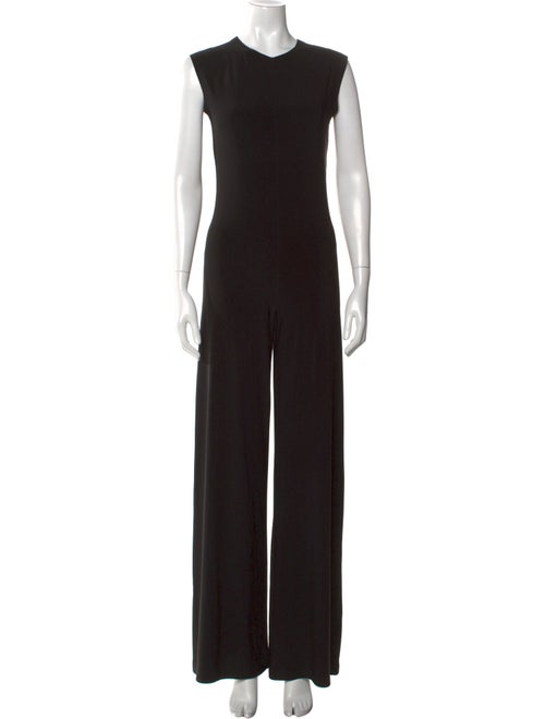 Norma Kamali Crew Neck Jumpsuit