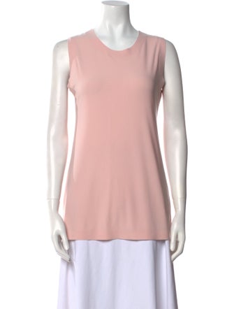 Norma Kamali Scoop Neck Sleeveless Top