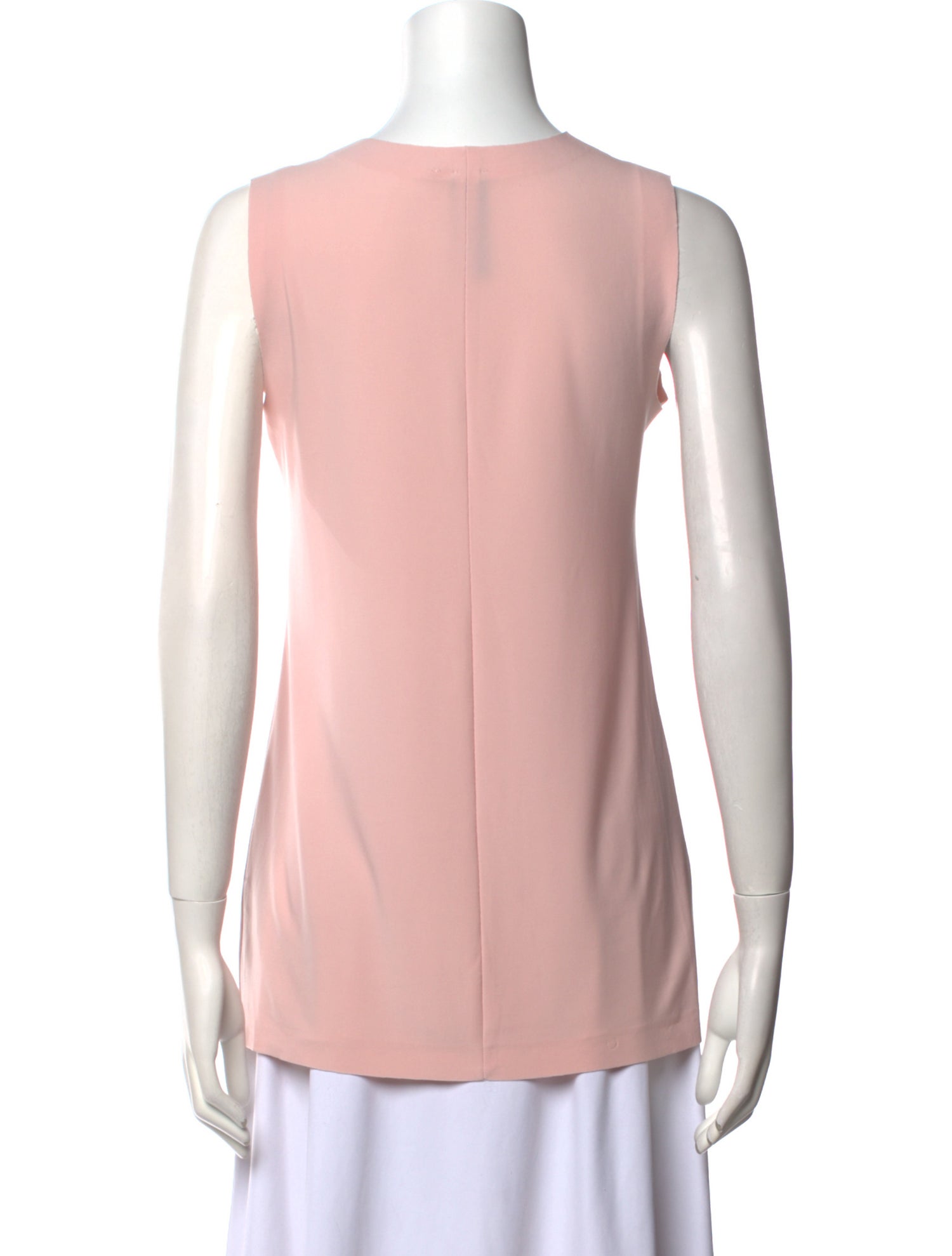Norma Kamali Scoop Neck Sleeveless Top