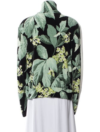 Norma Kamali Floral Print Utility Jacket