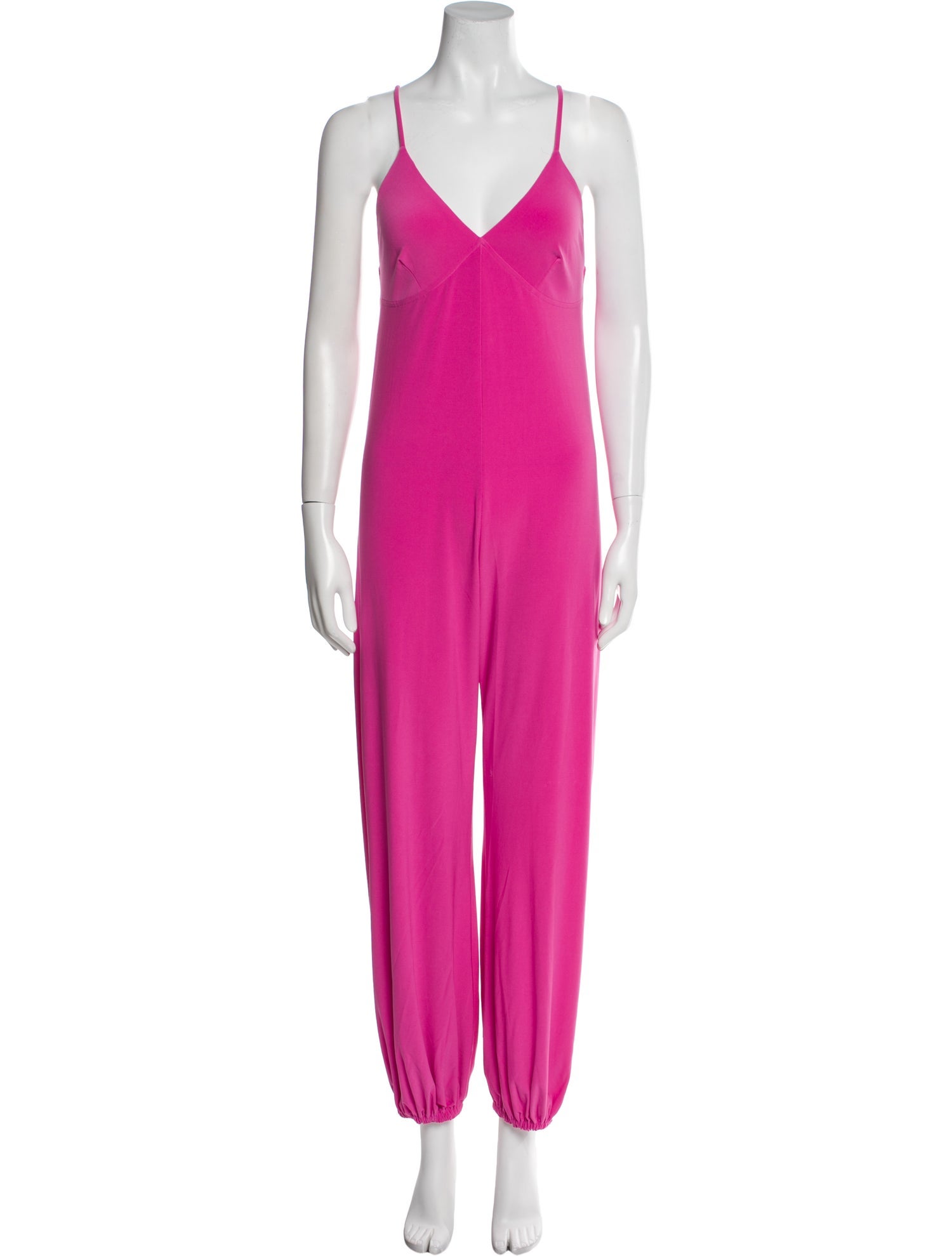 Norma Kamali V-Neck Jumpsuit