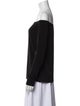 Norma Kamali Off-The-Shoulder Long Sleeve Top
