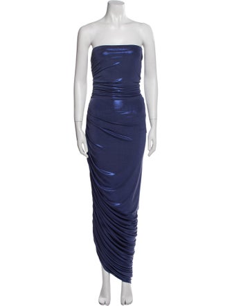 Norma Kamali Strapless Long Dress