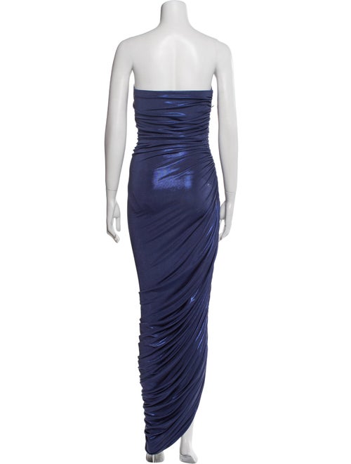 Norma Kamali Strapless Long Dress