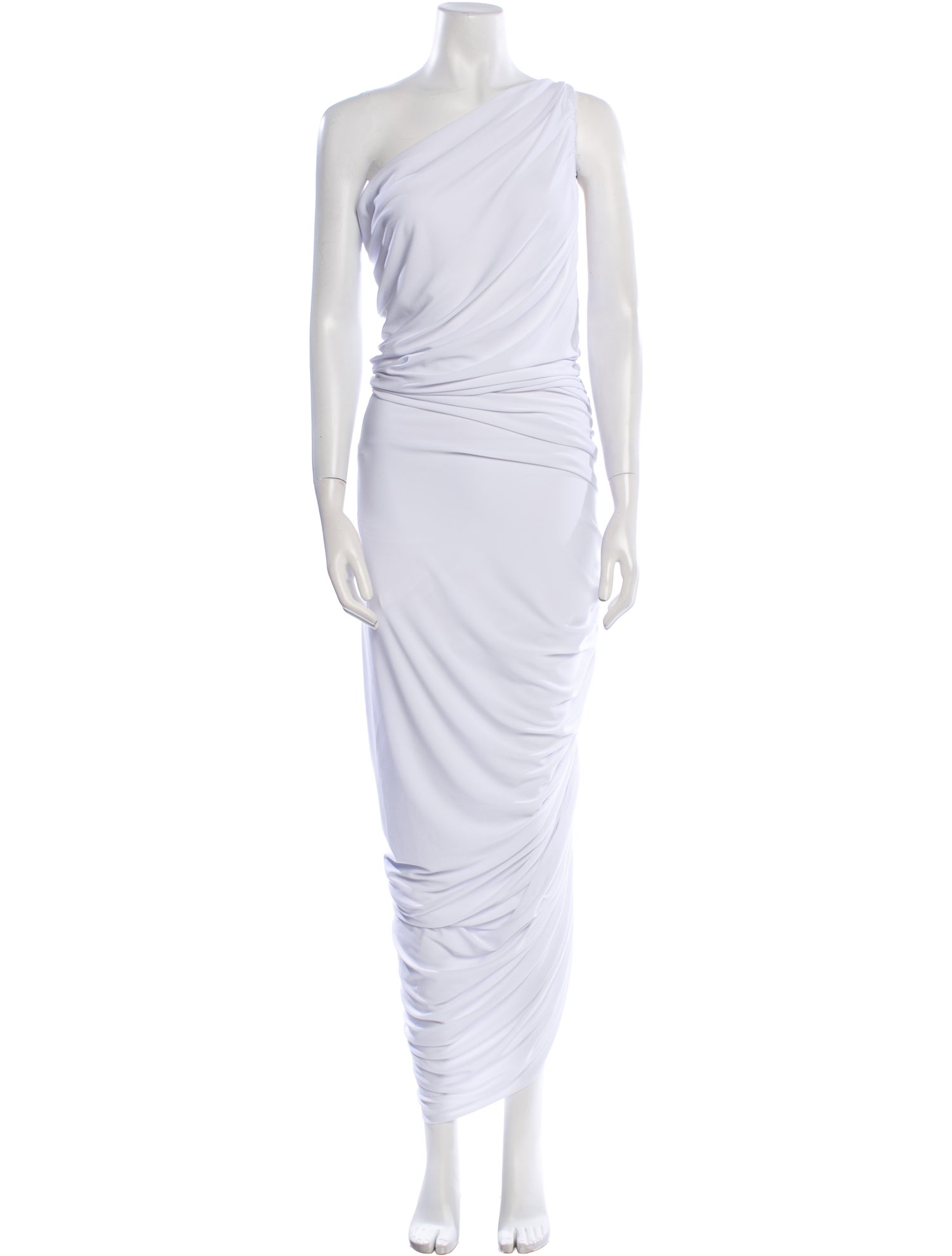 Norma Kamali One-Shoulder Long Dress