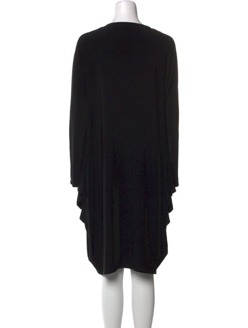 Norma Kamali Scoop Neck Knee-Length Dress